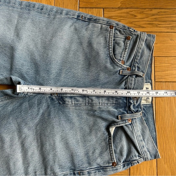 Agolde Riley Straight Cut High Rise Jeans - Picture 5 of 8